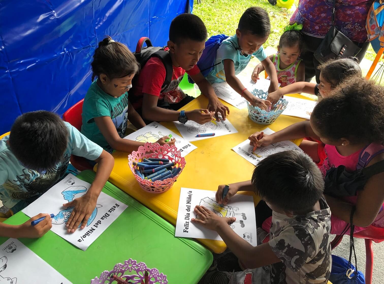 Niños y niñas celebran su día en el Parque Omar y Centro de Convenciones Amador
