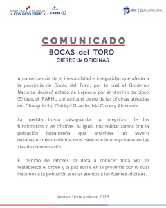 COMUNICADO