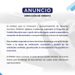 COMUNICADO DE RECEPCION DE DOCUMENTOS
