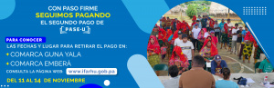 IFARHU realizará segundo pago del PASE-U en las comarcas Guna Yala y Emberá-Wounaan
