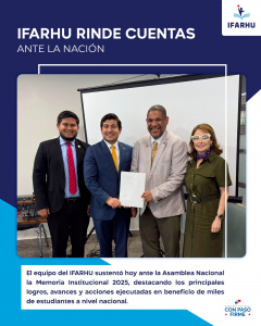 IFARHU presenta avances y logros en sustentación de la Memoria Anual 2025