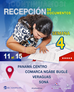 IFARHU continúa con la cuarta semana de recepción de documentos del Concurso General 2026