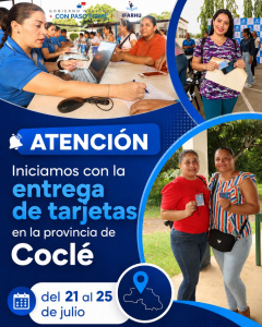 Coclé recibirá el primer pago del PASE-U mediante la aplicación PUNCH by Caja de Ahorros