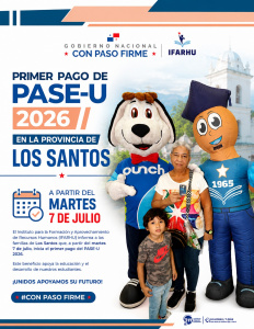 Estudiantes de Los Santos podrán descargar el App de Caja de ahorros y retirar tarjetas Mastercard para el cobro del PASE-U