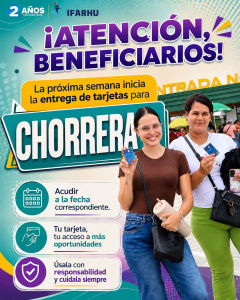 Panamá Oeste continúa entrega de tarjetas PASE-U para beneficiar a más de 64 mil estudiantes