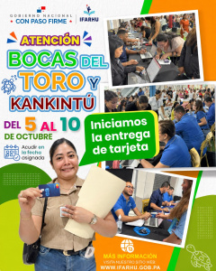 Entrega de tarjetas PUNCH llega a Bocas del Toro y Kankintú