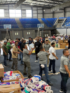 Colaboradores del IFARHU se suman a las labores de ayuda humanitaria en Azuero